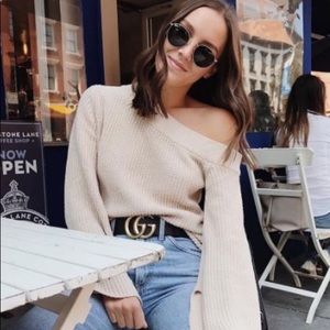 Gucci belt double g leather